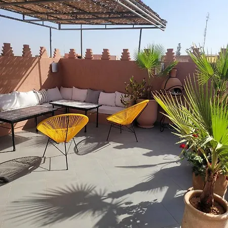 Riad Melilo Avec Piscine Chauffee Marrakesh Exterior photo