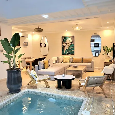 Riad Melilo Avec Piscine Chauffee Marrakesh Exterior photo