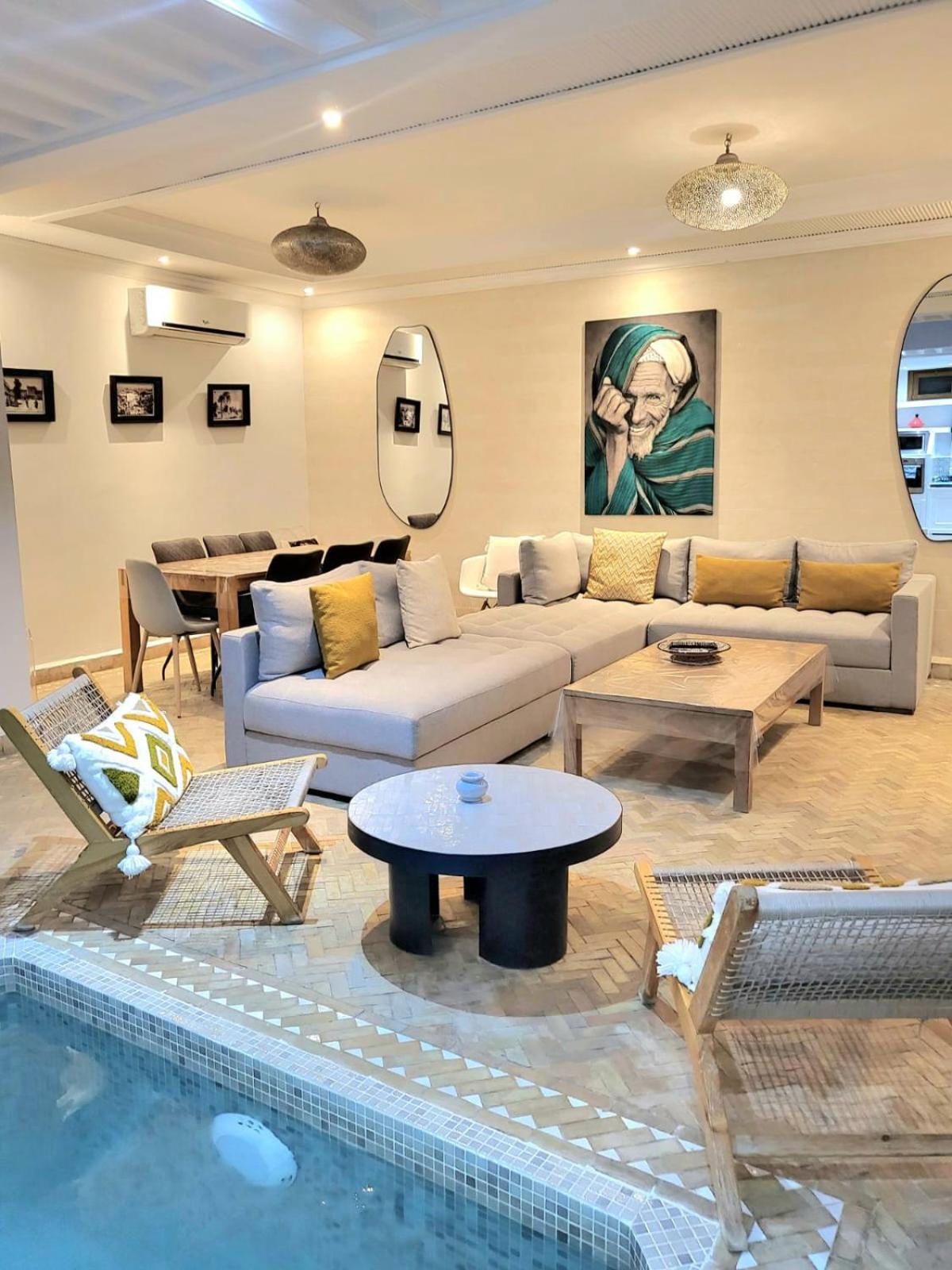 Melilo Avec Piscine Chauffee Сasa de vacaciones Marrakesh